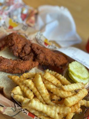 Dave's #1 2 Tenders w/ Fries - Medium Heat