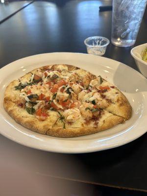 Blackened Shrimp Flatbread Pizza