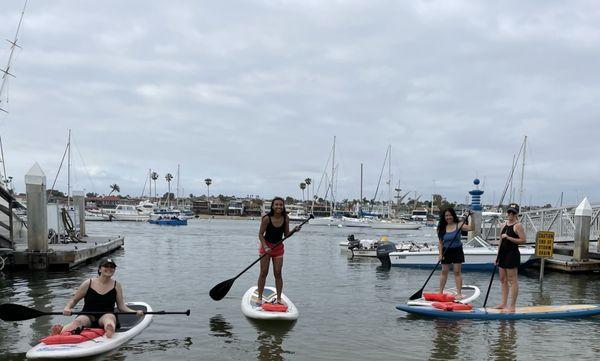 Paddle boarding