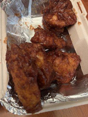 Thai chili boneless wings - pretty good