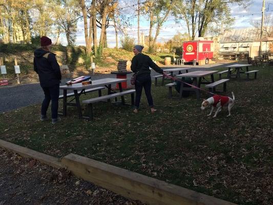 Back Yard and food truck