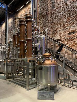 Distilling machinery