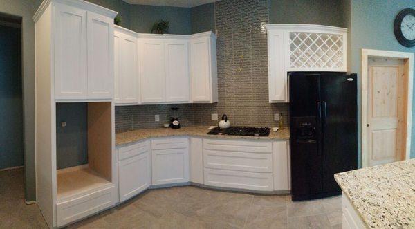 Kitchen cabinets