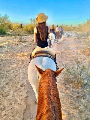 "I've been through the desert on a horse with no name it felt good to be out of the rain..."