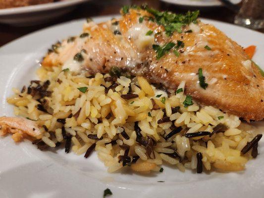 Salmon Picatta .. excellent flavor and texture