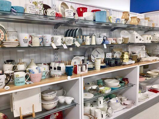 Cups, mugs, bowls, plates and etc.   10/27/2017