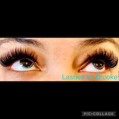 Mega Volume lashes by Brooke