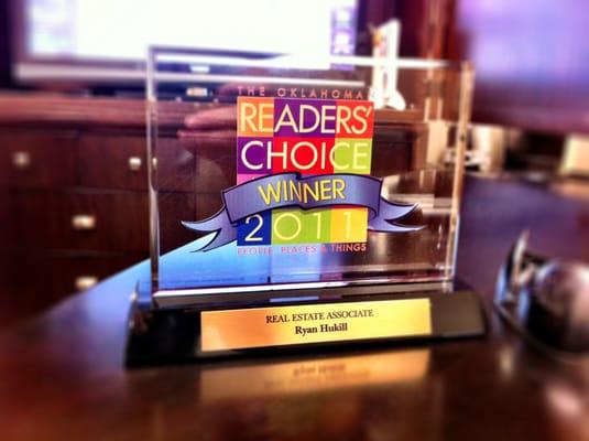 Readers Choice Award Winner 2011