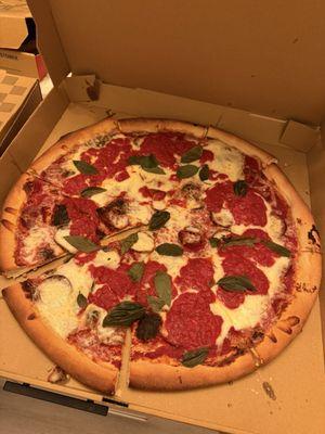 Margarita Pizza with Pepperoni