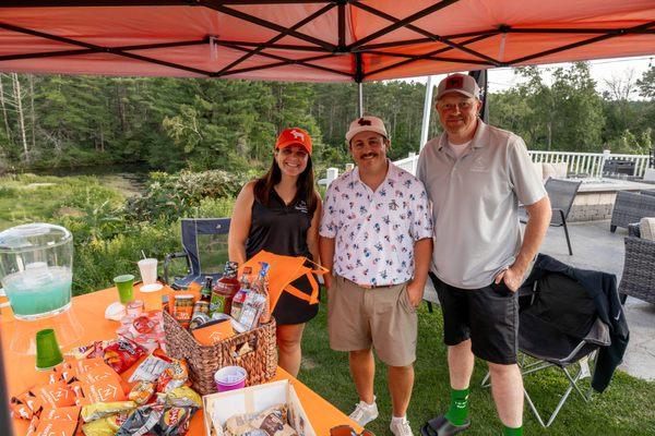 NextHome Partners charity Golf Liz Gasch, Wes Meyer, Keith Wilkes Wisconsin Rapids Realtors