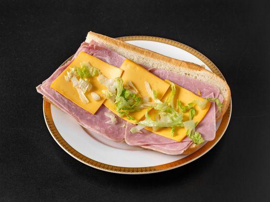 Ham - n cheese 9" sub