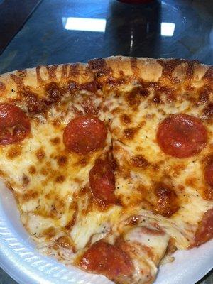 Pepperoni pizza