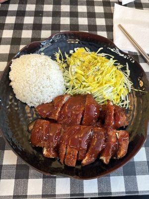 chicken katsu meal