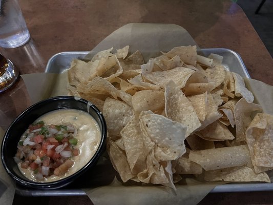 Chips and Queso Sauce