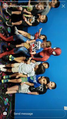 Spiderman at Jumping World