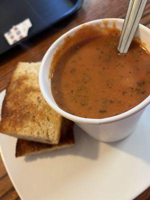 Tomato and basil soup