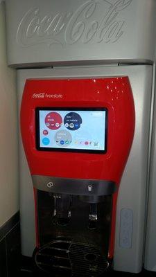 Fancy Coke Machine.  I use the Coke App to make my own flavors!