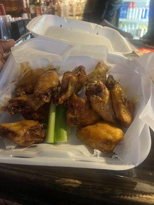 Teriyaki and Carolina Gold Wings