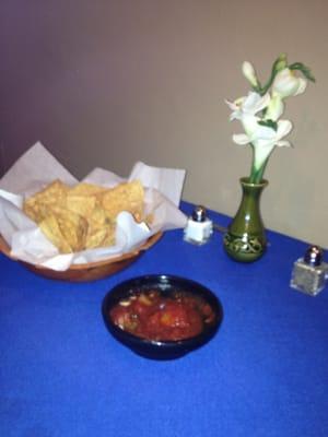 Chips & homemade salsa