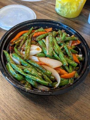 Hunan Style Green Beans (a little spicy)