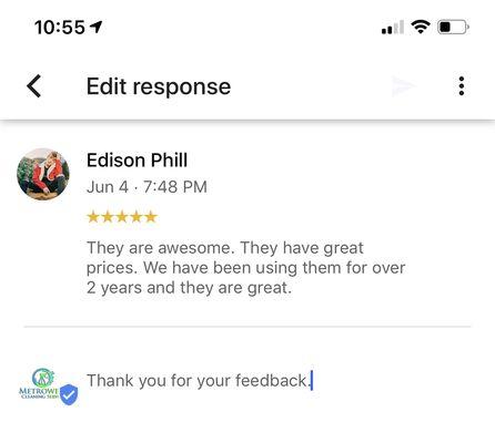 Review from Google