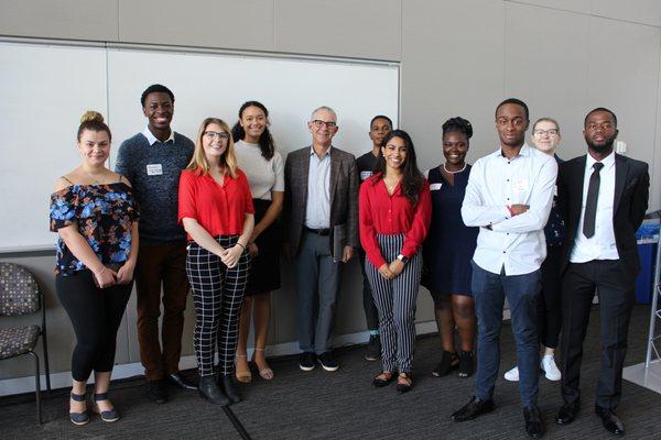 Moelis Social Entrepreneurship Fellows with the CEO of L&M Development Partners