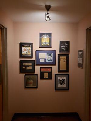 Wall of accolades