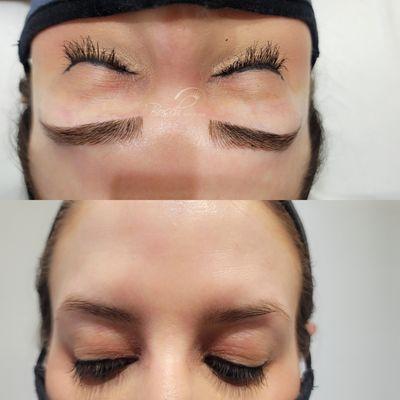 Natural looking microblading for the win #boschbabe