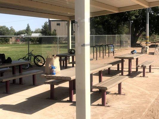 Covered picnic area