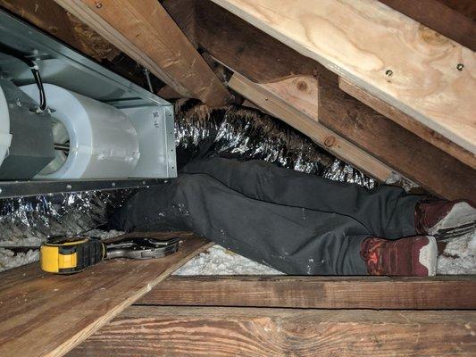 Working In Tight Spaces!