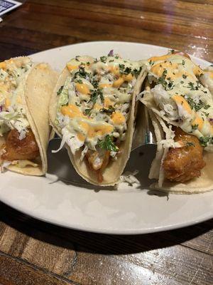 Jumbo fish tacos. Awesome!