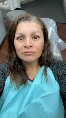 Me at the dentist