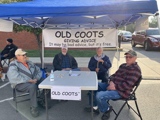 Old Coots debut September 16, 2023 at the Ada, Ohio Harvest & Herb Festival