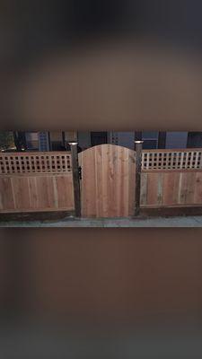 New front yard gate