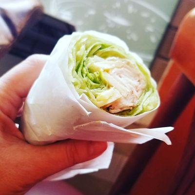 Turkey lettuce wrap