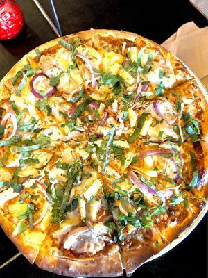 Thai pizza - outstanding!!