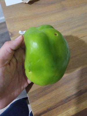 The kind of produce they give. Not good quality