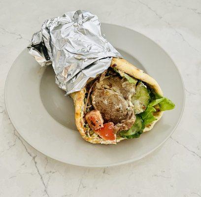 Leg of lamb gyro