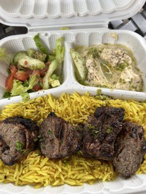 Lamb and Rice Platter