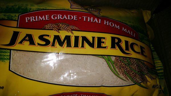 Jasmine rice from Thailand