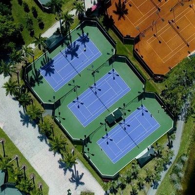 Outdoor tennis courts