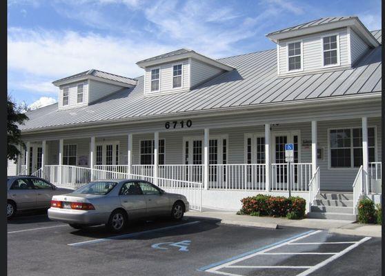 The front of the building I am located inside Lotus Blossom Clinic, Suite 2.