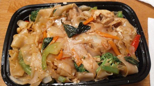 Drunken Noodles with chicken