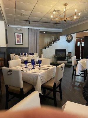 Dining Room with Fireplace