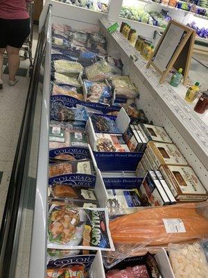 Seafood section