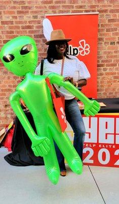 Met a new friend who is Out of This World!.