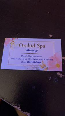 Orchid Spa Massage