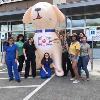 Opening day at My Pets Vet San Antonio!!!