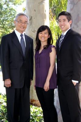 Dr. Bennett Jeong, Dr. Kimberly Foon, and Dr. Craig Jeong.