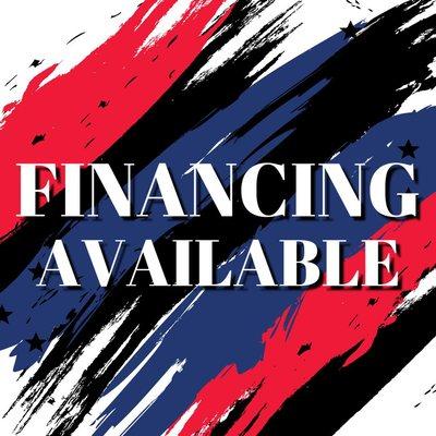 We offer Financing!!!